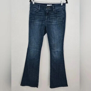 ANN TAYLOR LOFT Flare Jeans Dark Wash Denim Bootcut Size 6 28‎